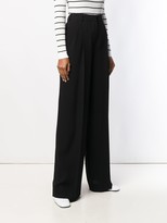 Thumbnail for your product : Sonia Rykiel Pleated Wide Leg Trousers