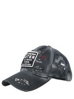 Thumbnail for your product : DSquared 1090 Graffiti Destroyed Canvas Baseball Hat