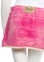 Thumbnail for your product : Dolce & Gabbana Denim Mini Skirt