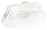 Thumbnail for your product : Menbur 'Scattered Crystals' Satin Pouch Clutch