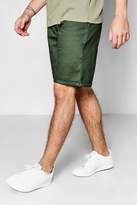 Thumbnail for your product : boohoo Khaki Wide Leg Chino Short