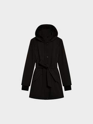 DKNY Soft Shell Belted Coat