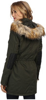 Thumbnail for your product : French Connection Faux Fur Hooded Parka w/ Faux Leather Trim
