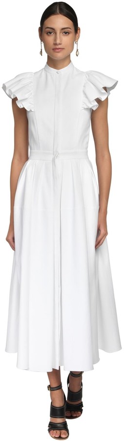 mcqueen white dress