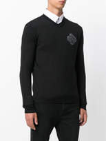 Thumbnail for your product : Versace Jeans embroidered patch sweater