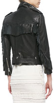Thumbnail for your product : IRO Zerignola Lamb Leather Jacket, Black