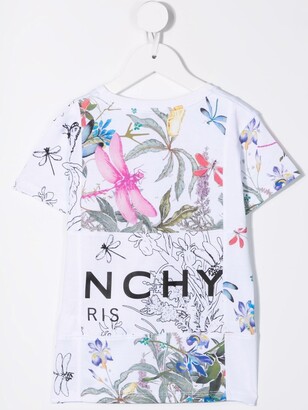 Givenchy Kids floral-print cotton T-shirt