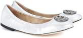 Thumbnail for your product : Tory Burch Liana leather ballerina shoes