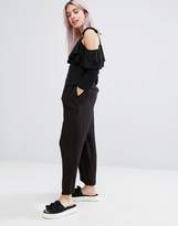 Thumbnail for your product : Monki Frill Cold Shoulder Top