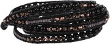 Thumbnail for your product : Nakamol Black Metallic Wrap Bracelet