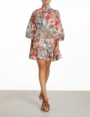 cassia drop waist mini dress