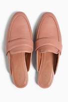 Thumbnail for your product : Next Womens Blush Leather Loafer Mules