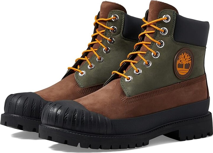 Timberland Premium 6 Rubber Toe Waterproof (Potting Soil) Men's Boots