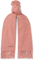 Thumbnail for your product : Acne Studios Fringed Melange Wool Scarf