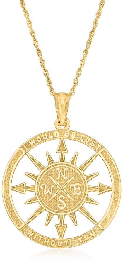 Compass Necklace | Shop the world's largest collection of fashion 