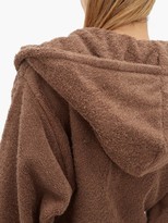 Thumbnail for your product : Tekla - Hooded Cotton-terry Bathrobe - Brown