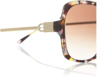 Michael Kors Tortoise MK2053 BIA Square Sunglasses