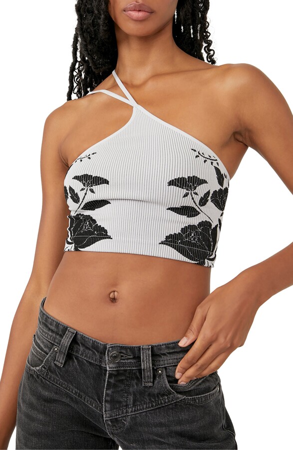 NEW Free People Movement Seamless Tighten Up Crop Top In Black XS/S-M/L $24.80 