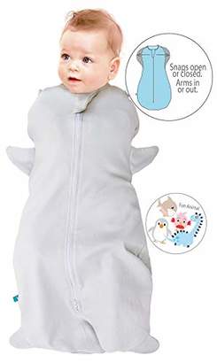 Kurt Geiger Wallaboo Swaddle Sleepbag Medium, Safe Sleep for Baby, 100% soft cotton perfect for swaddling, Arms in and Arms out, Size: medium 3 - 6 months, 6 - 9 kg, Fits Car Seats, Prams and Cots, Available in 2 sizes