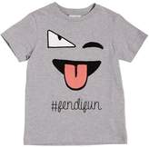 Thumbnail for your product : Fendi Emoji Printed Cotton Jersey T-shirt