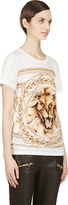 Thumbnail for your product : Balmain White Lion Graphic T-Shirt