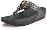 Thumbnail for your product : FitFlop BijooTM Metallic Leather Jewelled Flip-Flops