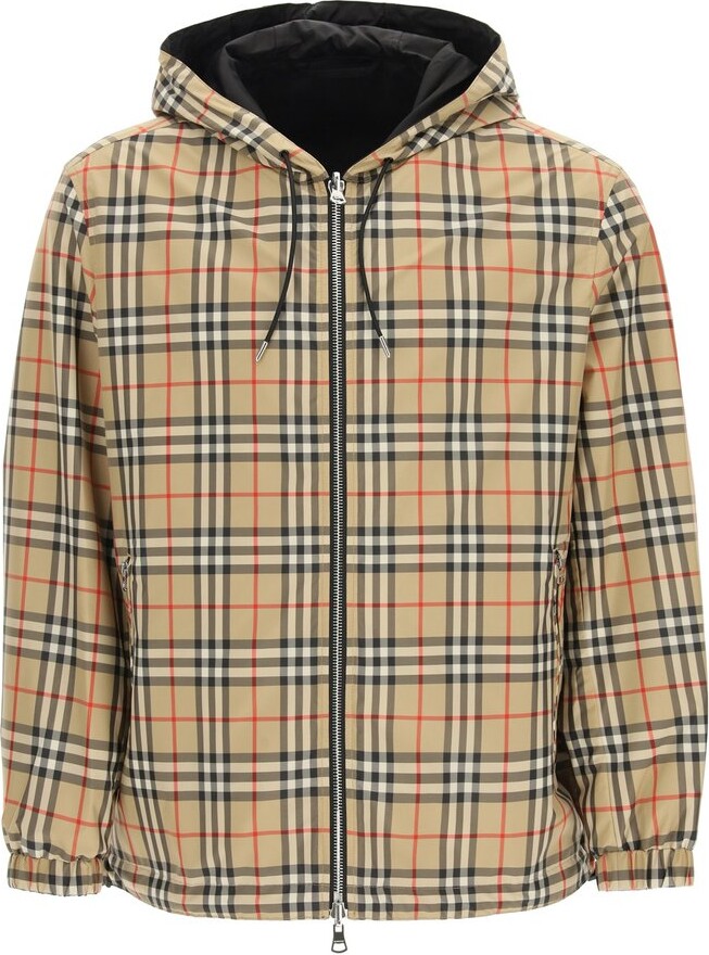 Burberry Reversible Vintage Check Pattern Jacket - ShopStyle