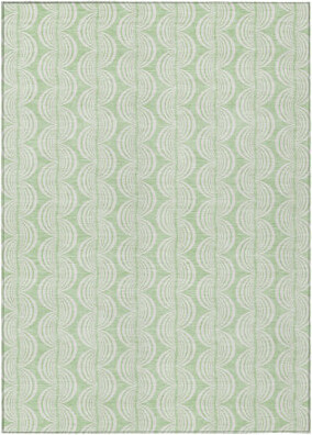 Latitude Run Darya Green Washable Indoor-Outdoor Rug -