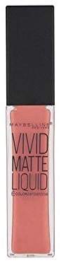 Maybelline Lip Gloss Vivid Matte 50 Nude Thrill (Pack of 6)