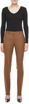Thumbnail for your product : Michael Kors Country Check Wool Pants, Chocolate