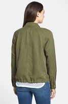 Thumbnail for your product : Eileen Fisher Tencel® & Linen Bomber Jacket