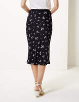 Thumbnail for your product : Marks and Spencer Floral Print Slip Midi Skirt