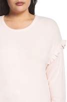 Thumbnail for your product : PJ Salvage Ruffled Peachy Jersey Crewneck Top