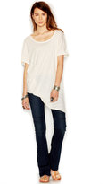 Thumbnail for your product : Free People Moto-Inspired Seamed Flared Bootcut Jeans, Dark Wash