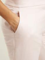 Thumbnail for your product : Summa - High-rise Cropped Trousers - Womens - Light Pink