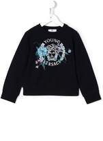 Thumbnail for your product : Versace Medusa floral embroidered sweatshirt