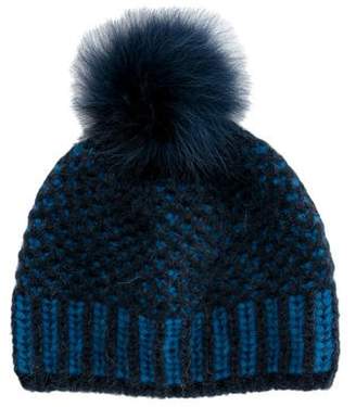 Inverni Fur-Trimmed Knit Beanie