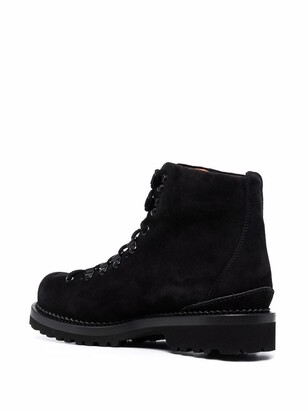 Buttero Lace-Up Suede Ankle-Boots