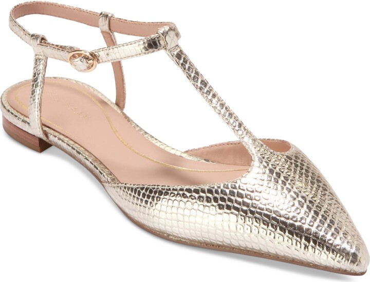 Cole Haan Women's Marlah T-Strap Ballet Flats