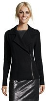 Thumbnail for your product : Design History onyx cashmere knit motorcycle jacket cardigan
