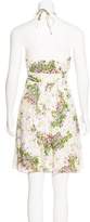 Thumbnail for your product : Anna Sui Silk-Blend Printed Dress