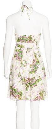 Anna Sui Silk-Blend Printed Dress