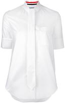 Thumbnail for your product : Thom Browne shortsleeved tie shirt