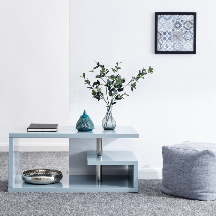 Dunelm Polar LED Coffee Table Grey ShopStyle