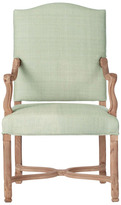 Thumbnail for your product : OKA Annecy Dining Chair with Arms, Eau de Nil Silk