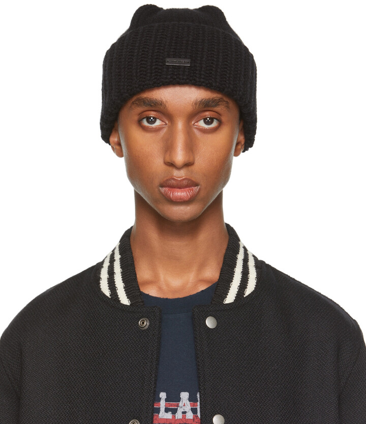 saint laurent beanie hat