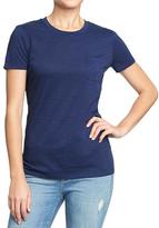 Thumbnail for your product : Old Navy Women's Slub-Knit Crew Pocket Tees