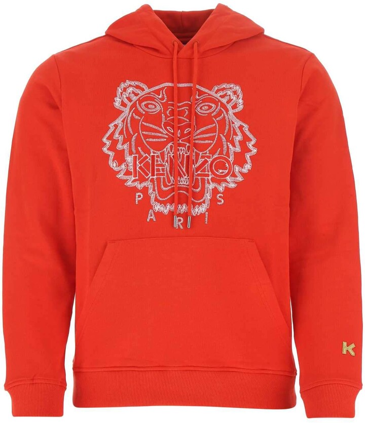 red kenzo hoodie
