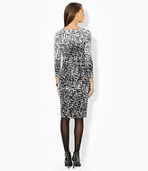 Thumbnail for your product : Lauren Ralph Lauren Abstract-Print Faux-Wrap Dress
