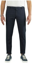 Thumbnail for your product : Berwich Morello Overcheck Blue Chino Trousers